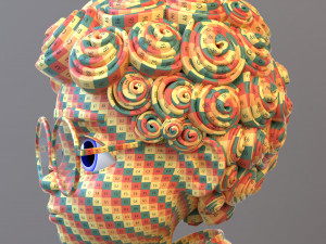 Cartoon Teenage Boy 3D Model