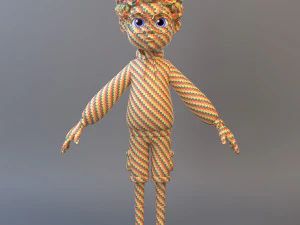 Cartoon Teenage Boy 3D Model