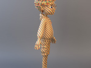 Cartoon Teenage Boy 3D Model