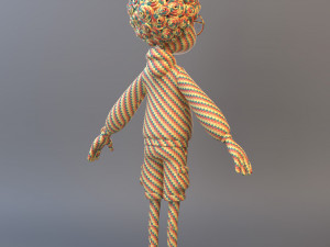 Cartoon Teenage Boy 3D Model