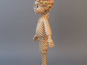 Cartoon Teenage Boy 3D Model