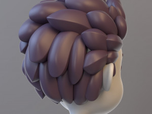 Cartoon Teenage Boy 02 Model 3D