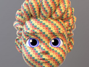 Cartoon Teenage Boy 02 Model 3D
