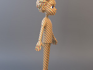 Cartoon Teenage Boy 02 Model 3D