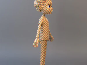 Cartoon Teenage Boy 02 3D Model