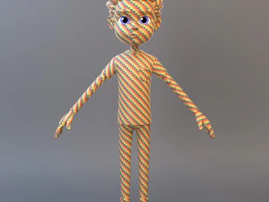 Cartoon Teenage Boy 02 3D Model