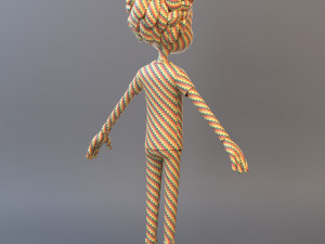 Cartoon Teenage Boy 02 Model 3D