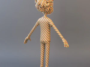 Cartoon Teenage Boy 02 3D Model