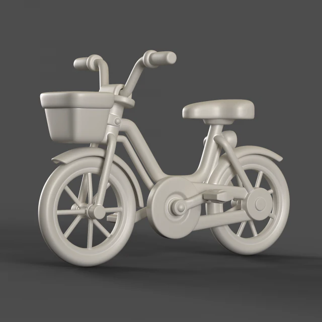 Bicicleta infantil de desenho animado Modelo 3D .c4d .max .obj .3ds .fbx .stl .blend
