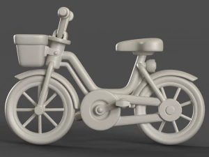 Bicicleta infantil de desenho animado Modelo 3D