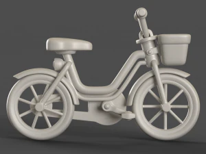 Bicicleta infantil de desenho animado Modelo 3D