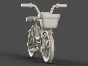 Bicicleta infantil de desenho animado Modelo 3D