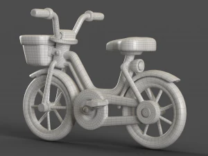 Bicicleta infantil de desenho animado Modelo 3D