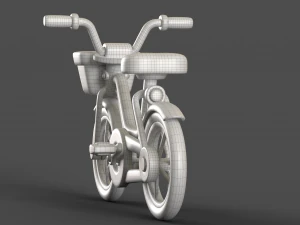 Bicicleta infantil de desenho animado Modelo 3D