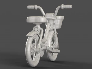 Bicicleta infantil de desenho animado Modelo 3D