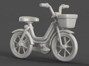 Bicicleta infantil de desenho animado Modelo 3D