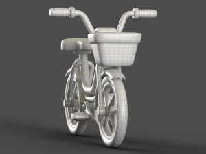Bicicleta infantil de desenho animado Modelo 3D