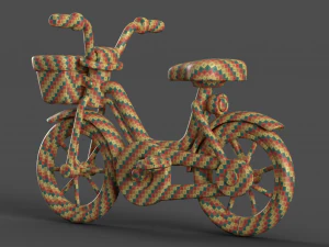 Bicicleta infantil de desenho animado Modelo 3D
