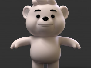 Cartoon Bear 3D Model