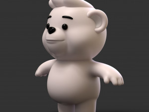 Cartoon Bear 3D Model