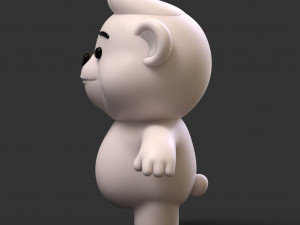 Cartoon Bear 3D Model
