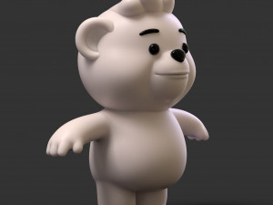 Cartoon Bear 3D Model