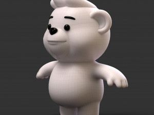 Cartoon Bear 3D Model