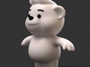 Orso dei cartoni animati Modello 3D
