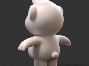 Cartoon Bear 3D Model