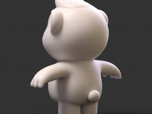 Orso dei cartoni animati Modello 3D