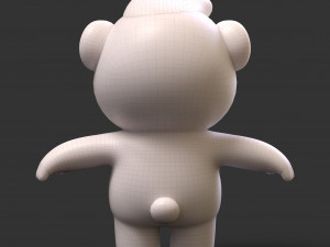 Cartoon Bear 3D Model