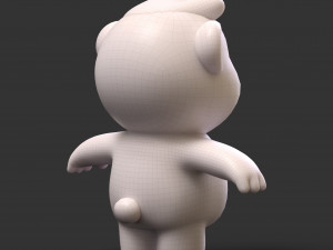 Cartoon Bear 3D Model