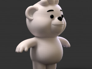 Cartoon Bear 3D Model