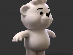 Orso dei cartoni animati Modello 3D