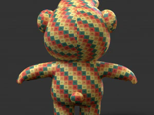 Orso dei cartoni animati Modello 3D