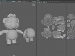 Cartoon Bear 3D Model
