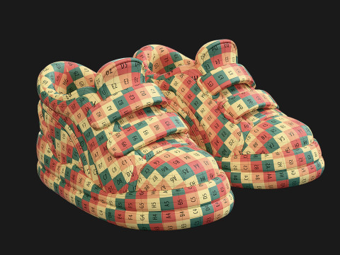 Cartoon Sport Shoes ActiveEase 3D Модель