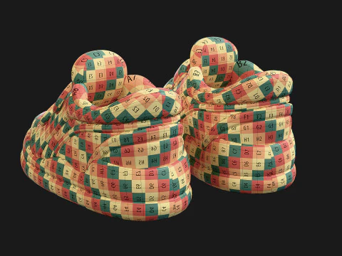 Cartoon Sport Shoes ActiveEase 3D Model