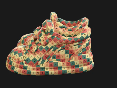 Cartoon Sport Shoes ActiveEase 3D Model