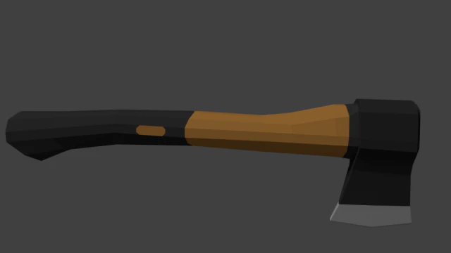 axe 3D Model .c4d .max .obj .3ds .fbx .stl .blend 