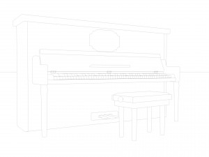 piano 3D Модель