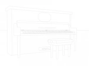 piano 3D Model