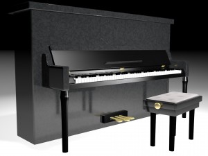 piano 3D Модель