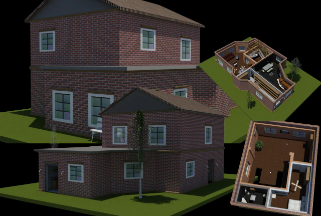 예제 모델 16 3D 모델 .c4d .max .obj .3ds .fbx .stl .blend 