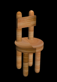 wood chair 3D मॉडल .c4d .max .obj .3ds .fbx .stl .blend 