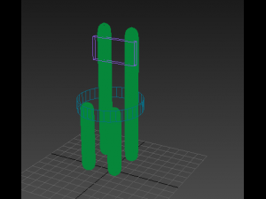 wood chair 3D मॉडल