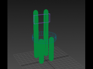 wood chair 3D मॉडल