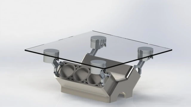 engine table 3D Model .c4d .max .obj .3ds .fbx .stl .blend 