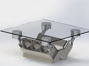 engine table 3D 모델