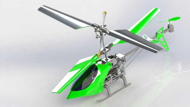 helicopter Modello 3D .c4d .max .obj .3ds .fbx .stl .blend 